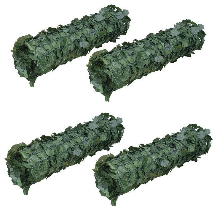 Faux Ivy Privacy Artificial Fence Screen Hedge Wall, 94"x39"