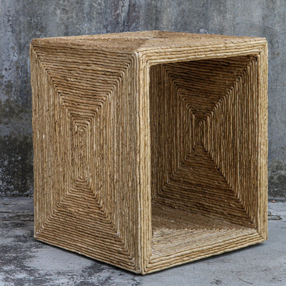 Uttermost Rora Coastal Woven Side table