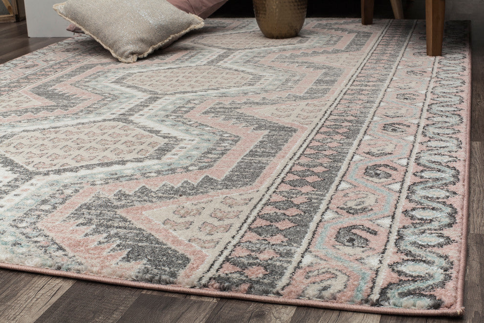 Harper Vintage Transitional Soft touch Area Rug, 5' X 7'