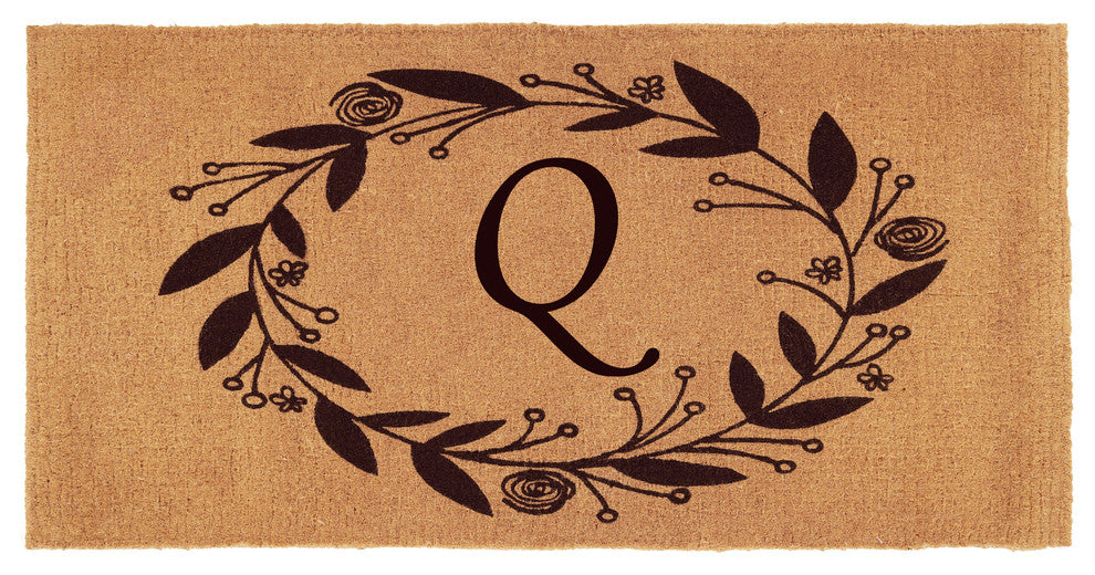 Black Rose Doormat, 3'x6'x1.5", Q