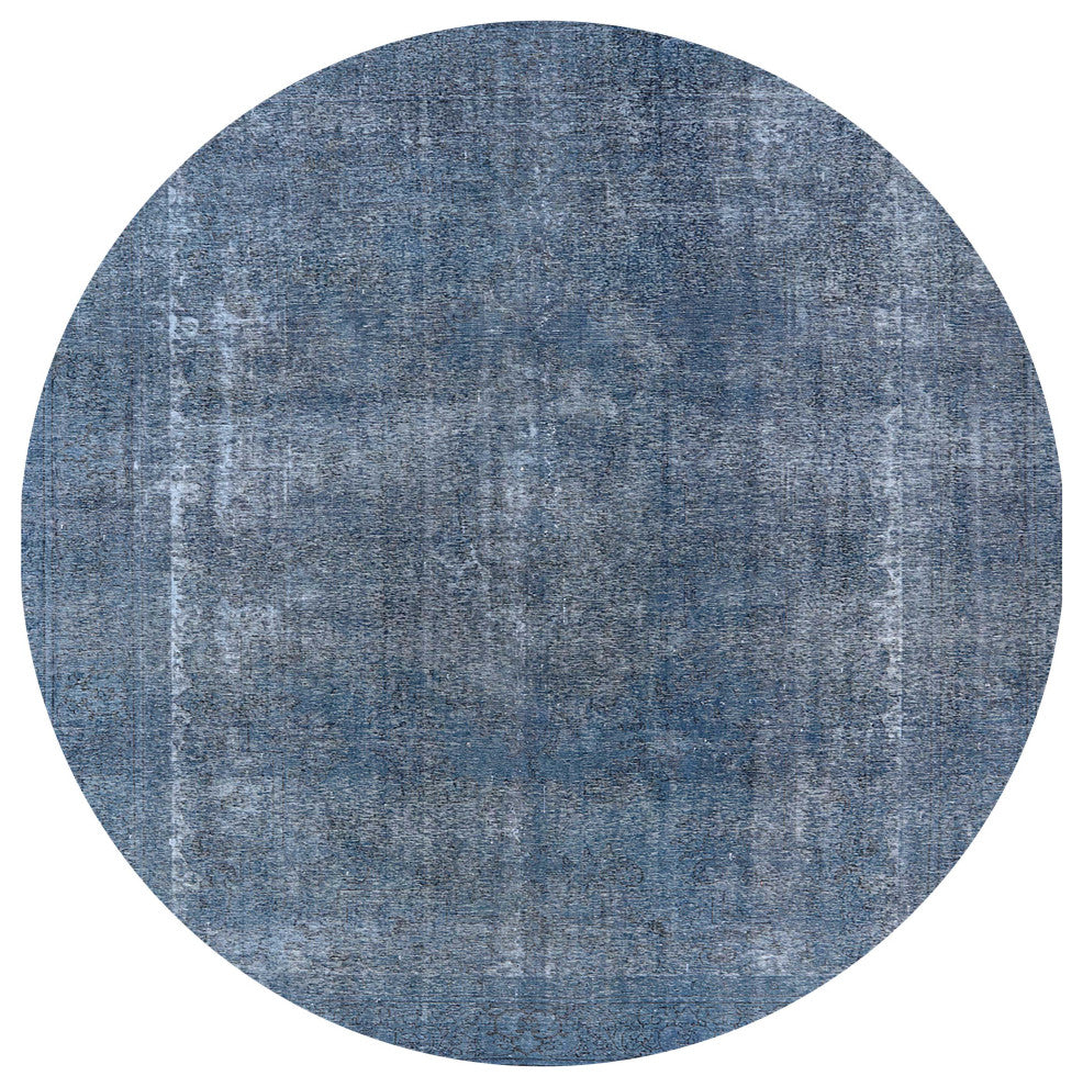 Ahgly Company Indoor Round Mid-Century Modern Area Rugs, 8' Round