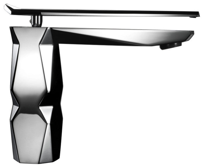 Ikon Luxury Bathroom Faucet, Chrome, Without pop-up drain
