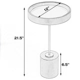 Shen Pedestal Side Table