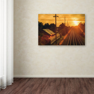 Jason Shaffer 'Train Depot' Canvas Art, 32x22
