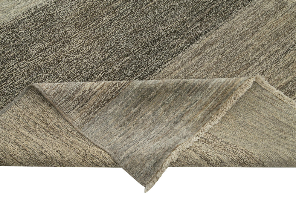 Rug N Carpet - Handwoven Oriental 8' 11" x 11' 7" Wool Oushak Area Rug