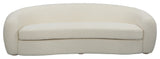Uttermost 23746 Capra Art Deco White Sofa