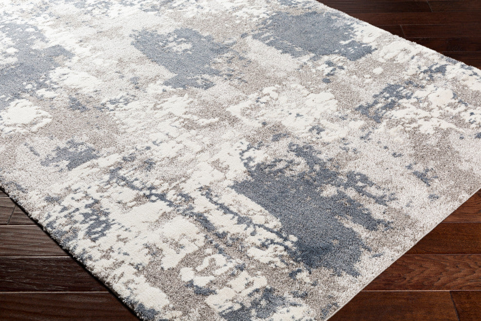 Surya Venice VNE-2306 9'x12'3" Rug, Denim/Pale Blue/Light Gray/Medium Gray/Ivory