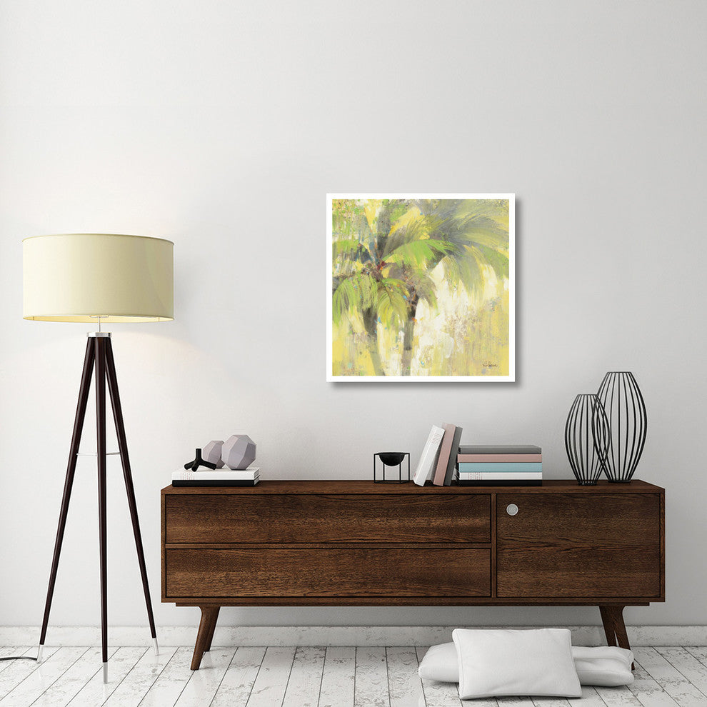 "Breezy Palm I" Digital Paper Print by Albena Hristova, 32"x32"