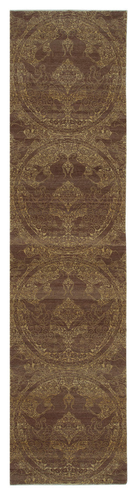 Rug N Carpet - Handwoven Oriental 2' 11" x 11' 11" Runner Oushak Area Rug