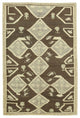 Rug N Carpet - Handmade Turkish 4' 10'' x 7' 4'' One-of-a-Kind Wool Rug