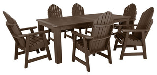 Hamilton 7-Piece Rectangle Dining Set, Weathered Acorn