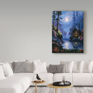 "Night Scene 2" by Anthony Casay, Canvas Art, 32"x24"
