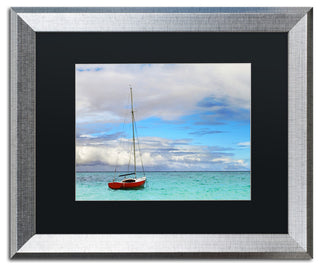 Jason Shaffer 'Hawaii 3' Matted Framed Art, Silver Frame, Black Mat, 20x16
