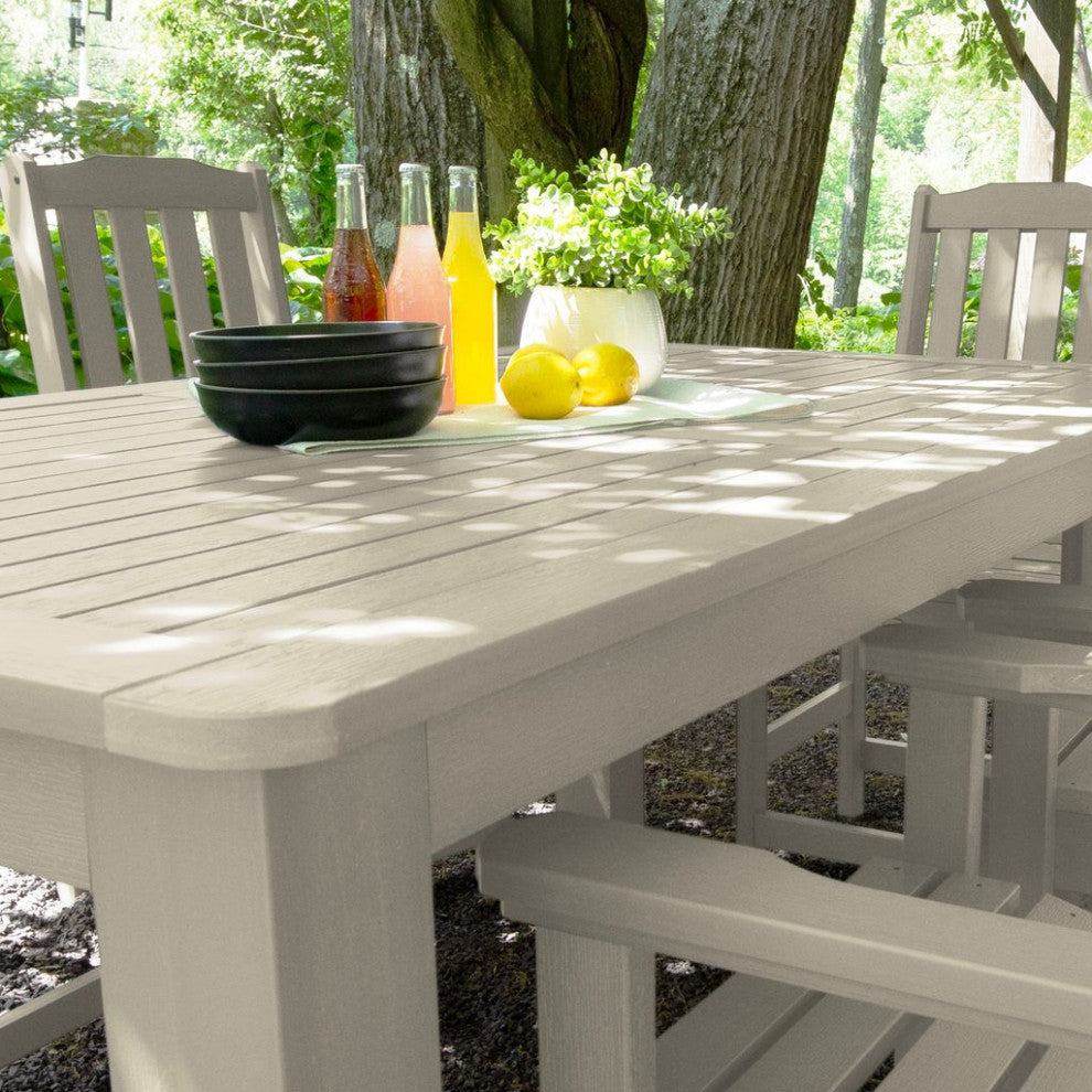 Lehigh 7-Piece Rectangle Counter-Height Dining Set, Whitewash