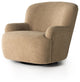 Kadon Swivel Chair-Sheepskin Camel