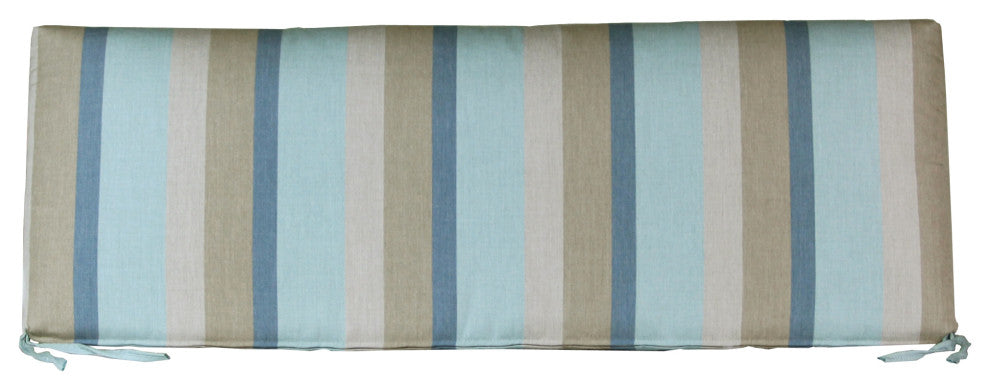 Outdoor Seat Cushion, Gateway Mist, 4 Foot