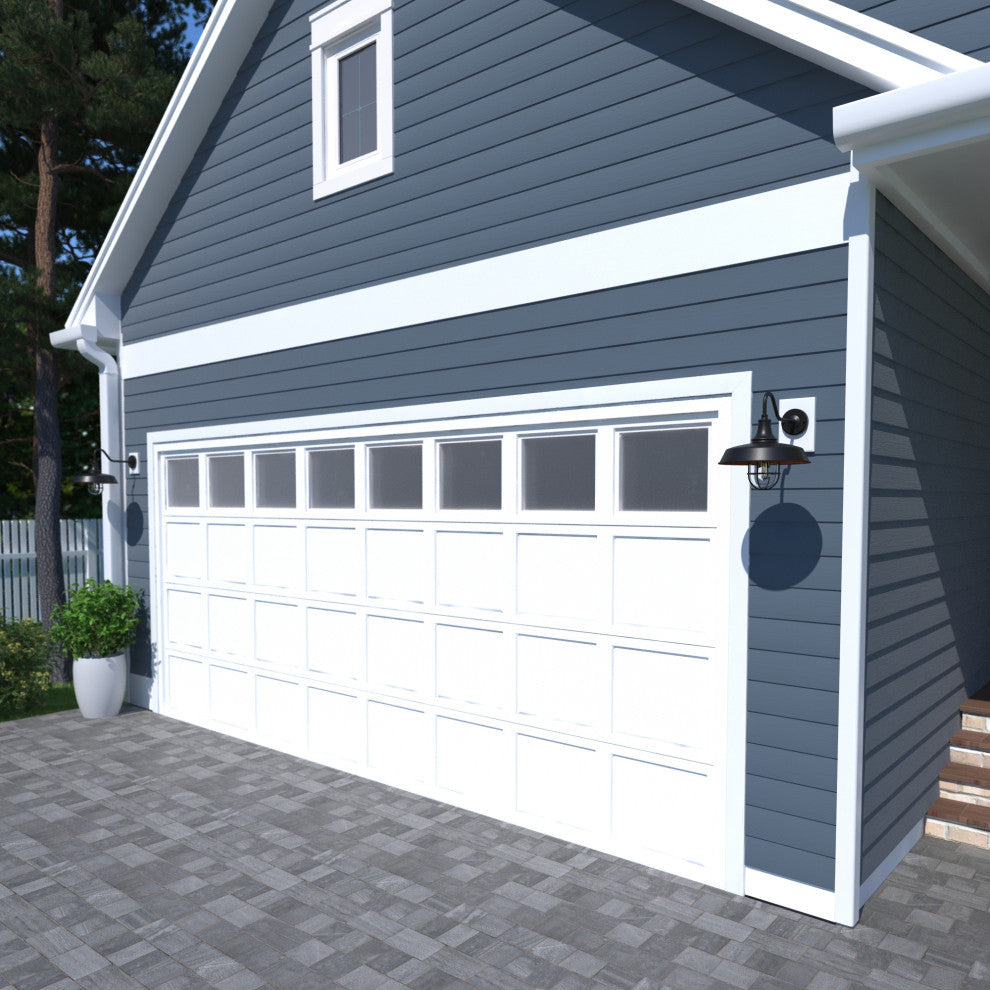 Dorado 15" Outdoor Wall Light w Caged Clear Glass Dark Bronze/Light Gold