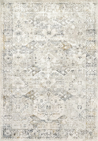 Quartz Modern Area Rug, Ivory/Beige, 2'X3'11"