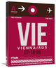 "VIE Vienna Luggage Tag 2" Fine Art Print
