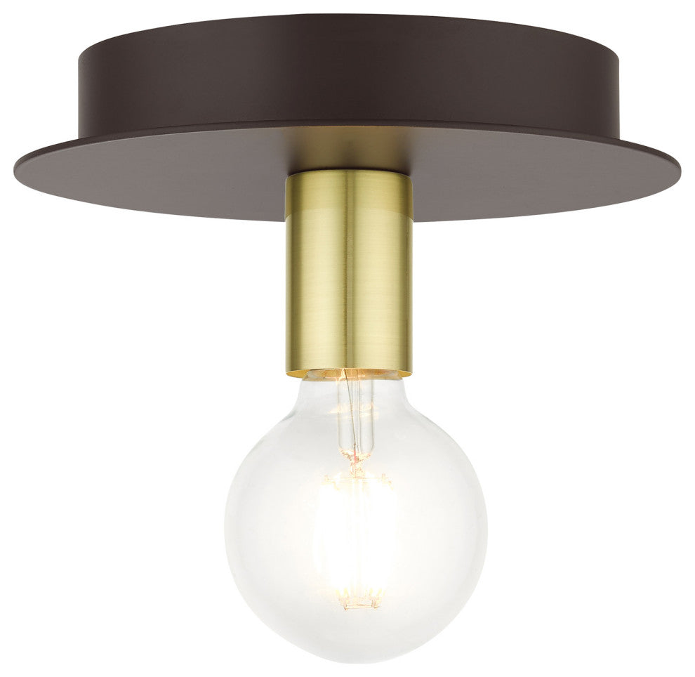 Bronze Transitional, Versatile, Modern, Urban, Minimal Flush Mount