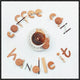 "Food Lettering: Coffee Can Handle It"  by Dina Belenko, 25x25"