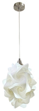 Chi Pendant Light, Nickel, Medium