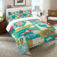Laural Home Coastal Party King Duvet Cover