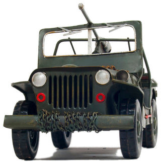 1941 Willys MB Overland Jeep Green Metal Handmade