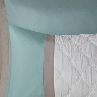 510 Design Shawnee 8 Piece Comforter Set, Seafoam, King