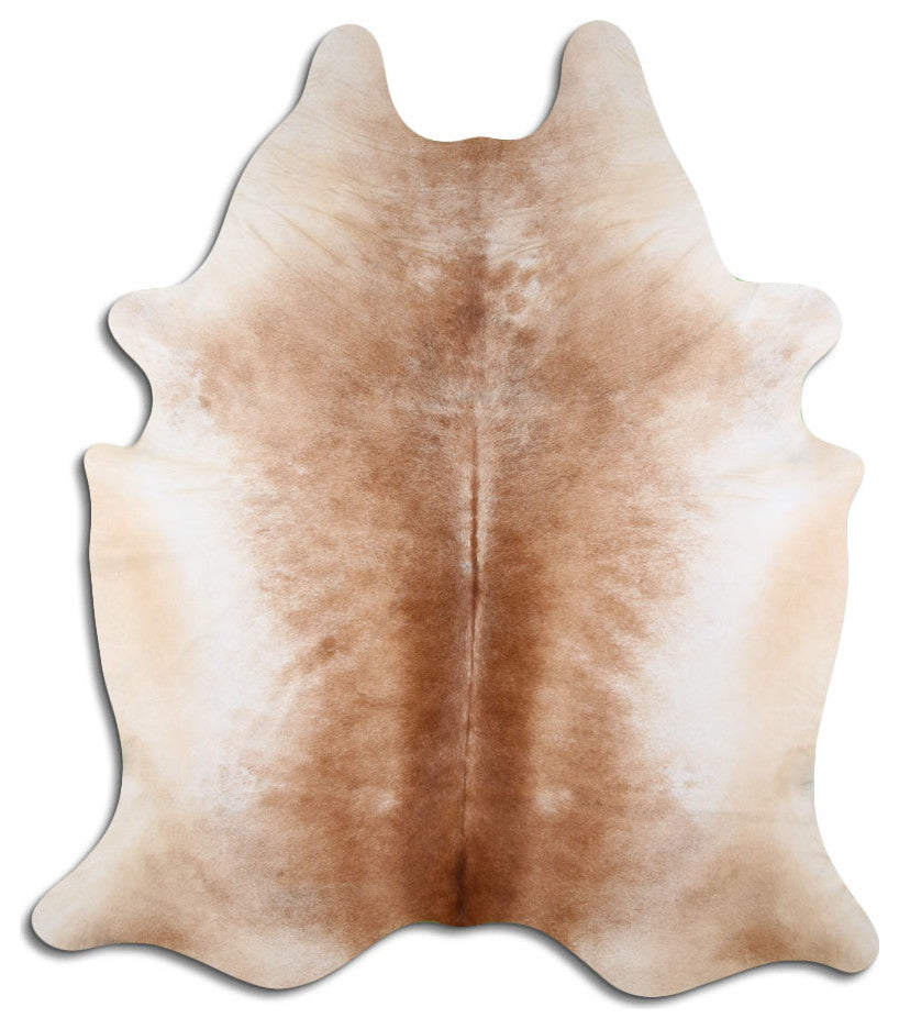 NATURAL HAIR ON Cowhide Rug DE BROWN