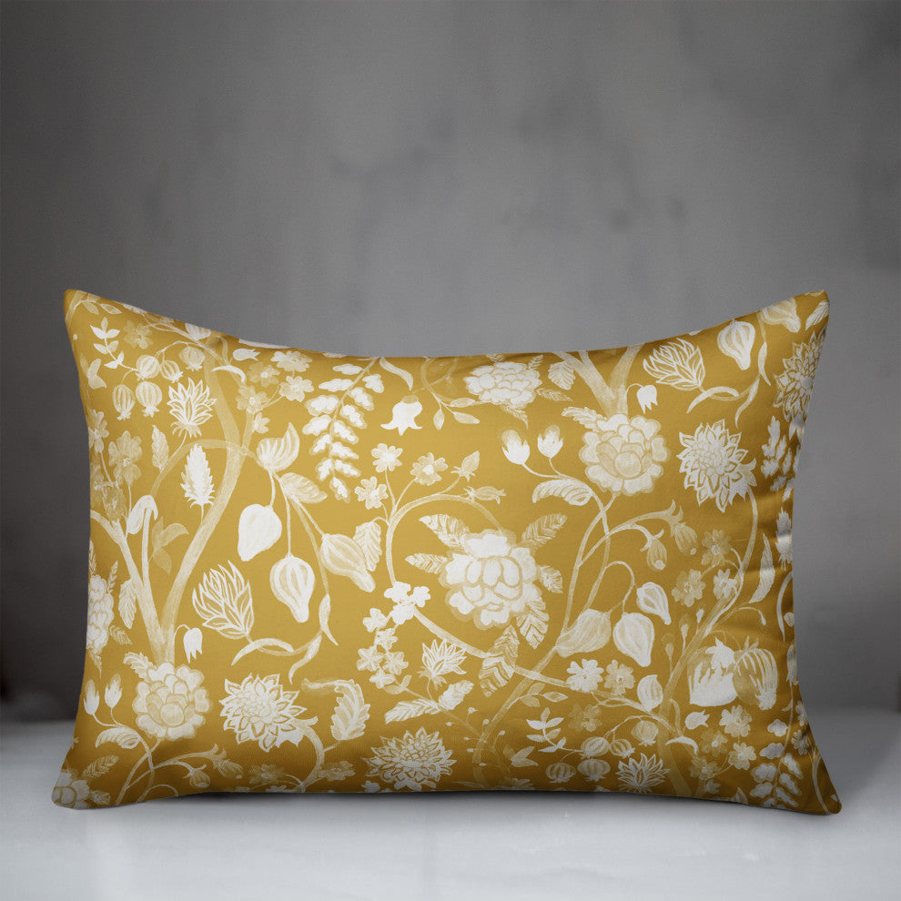 Marigold Flowers 14x20 Indoor / Outdoor Pillow