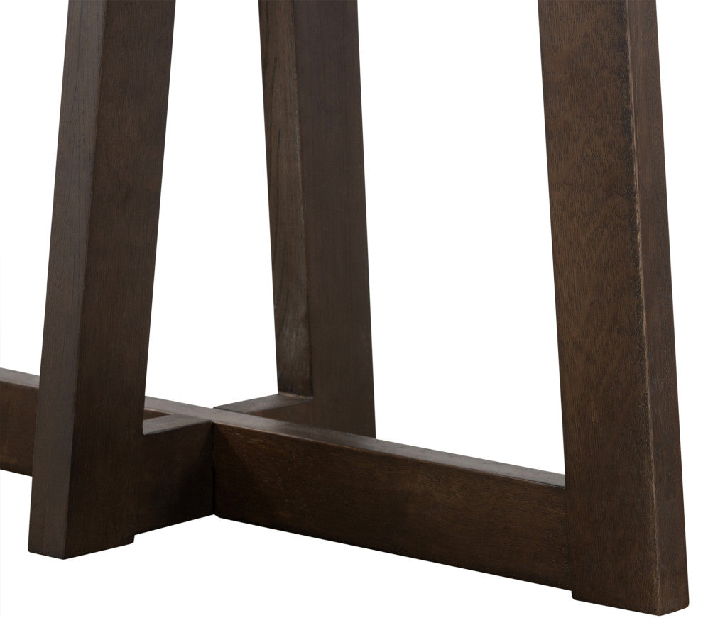 Elodie Gray Concrete and Dark Gray Oak Rectangle Console Table
