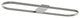 Glo 48'' LED Linear Semi-Flush, Satin Nickel