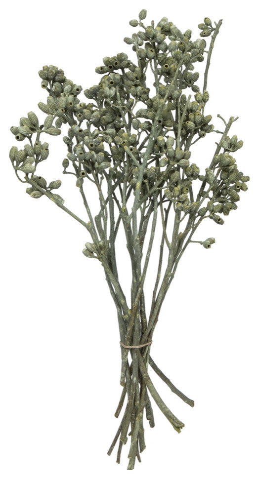 Vickerman H1Eyp150 Botanicals 12"X1-3" Eucalyptus Clusters Stem Green Frosted