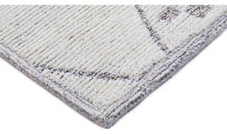 Meher Diamond Area Rug, Charcoal, 2'6"x8'