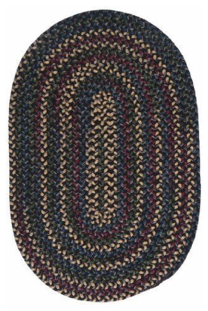 Midnight Rug, Carbon, 14"x17" Swatch Sample
