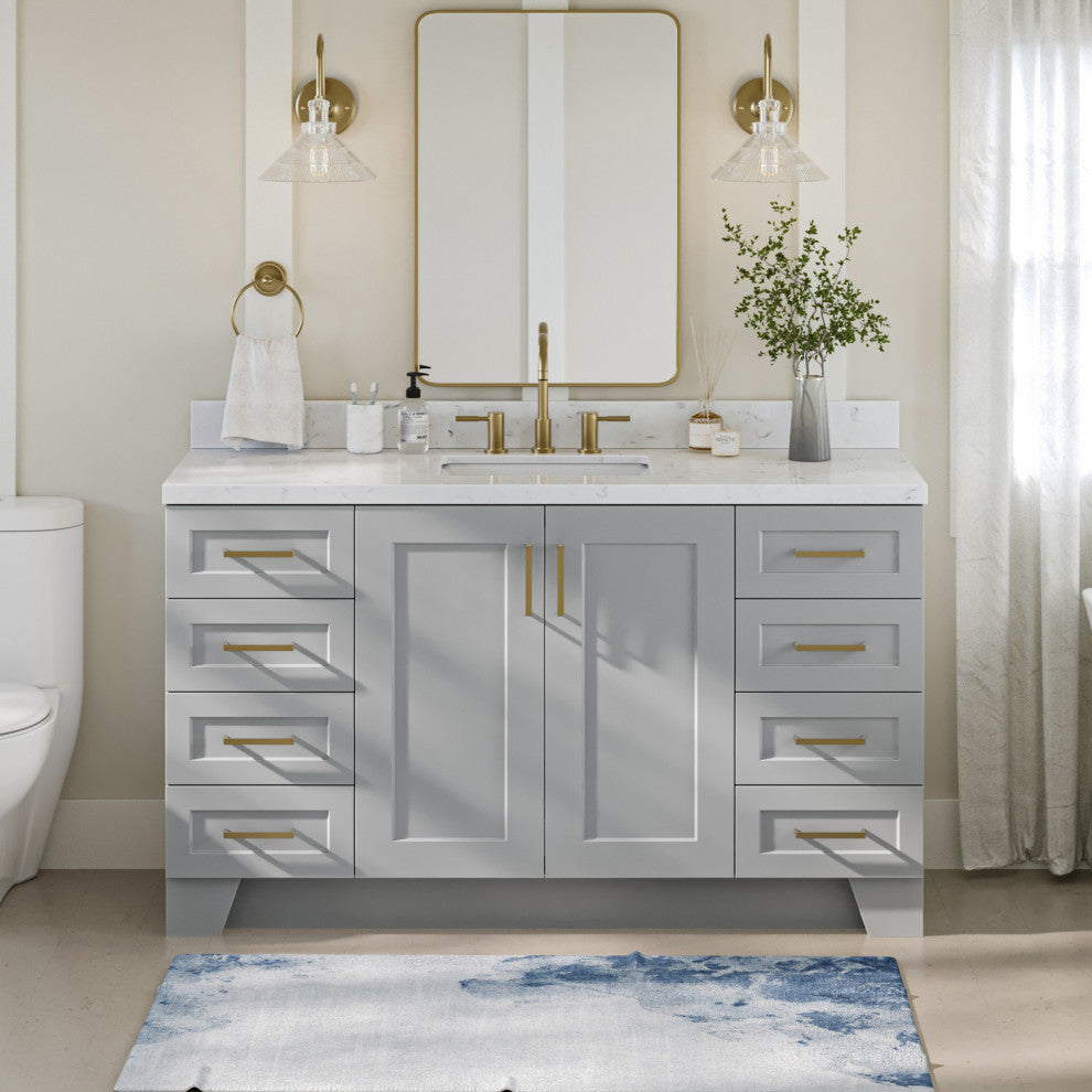 Ariel Taylor 60" Single Rectangular Sink Bathroom Vanity
