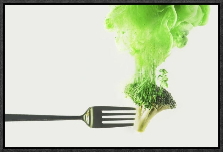 Disintegrated Broccoli, 18"x12"