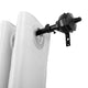 Utopia Alley Curtain Rod With Decorative Urn Finial, 86-120", Black