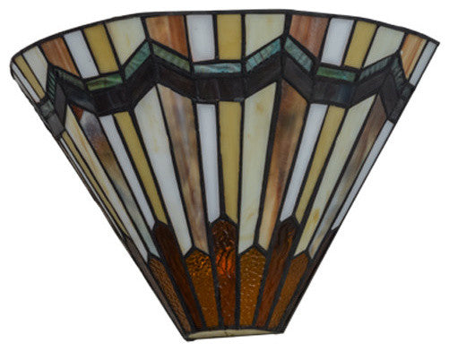 13"W Prairie Delta Wall Sconce