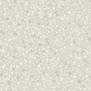 Hummelvik Light Grey Daisy Trail Wallpaper, Swatch
