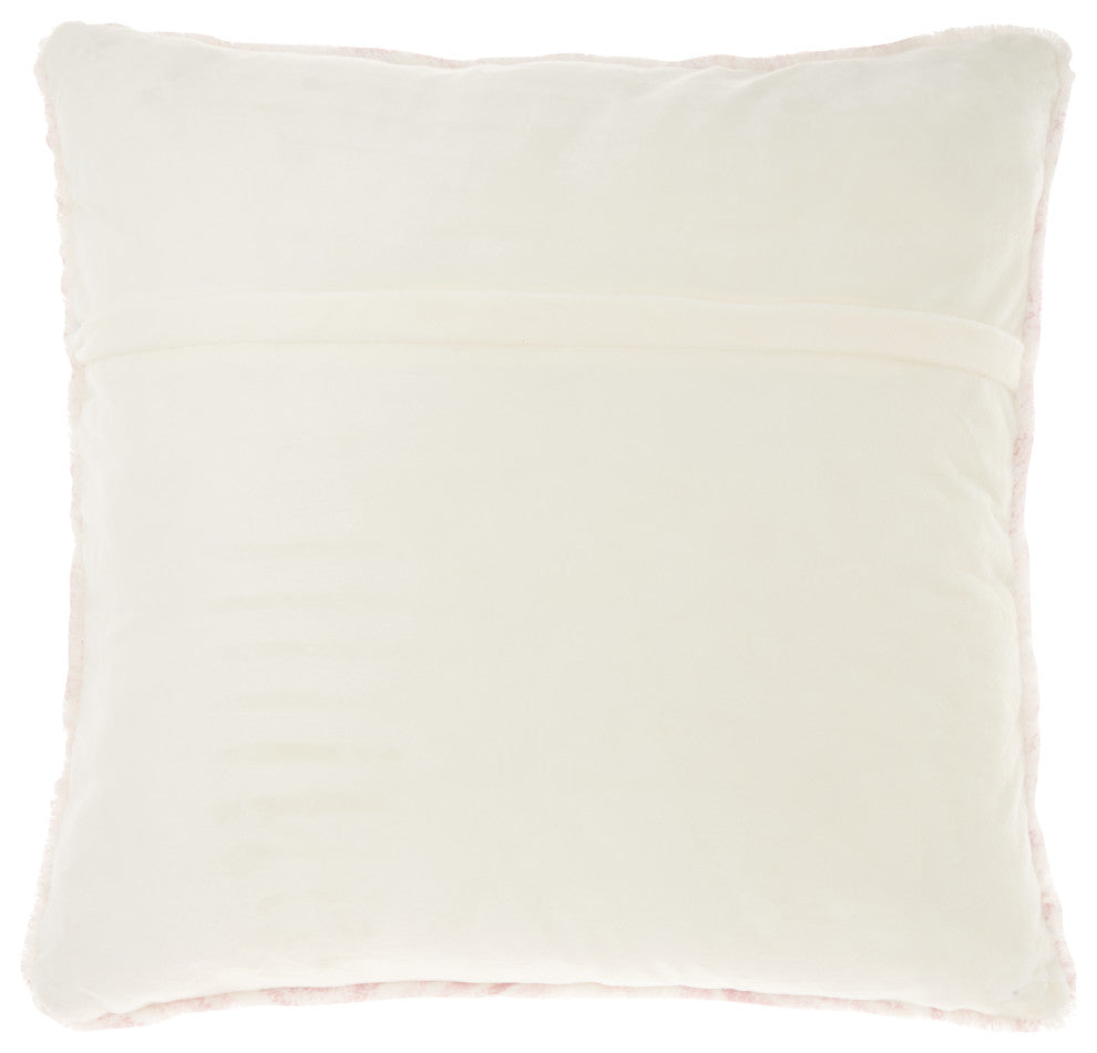 Mina Victory BJ400 Throw Pillow, Blush, 20"X20"