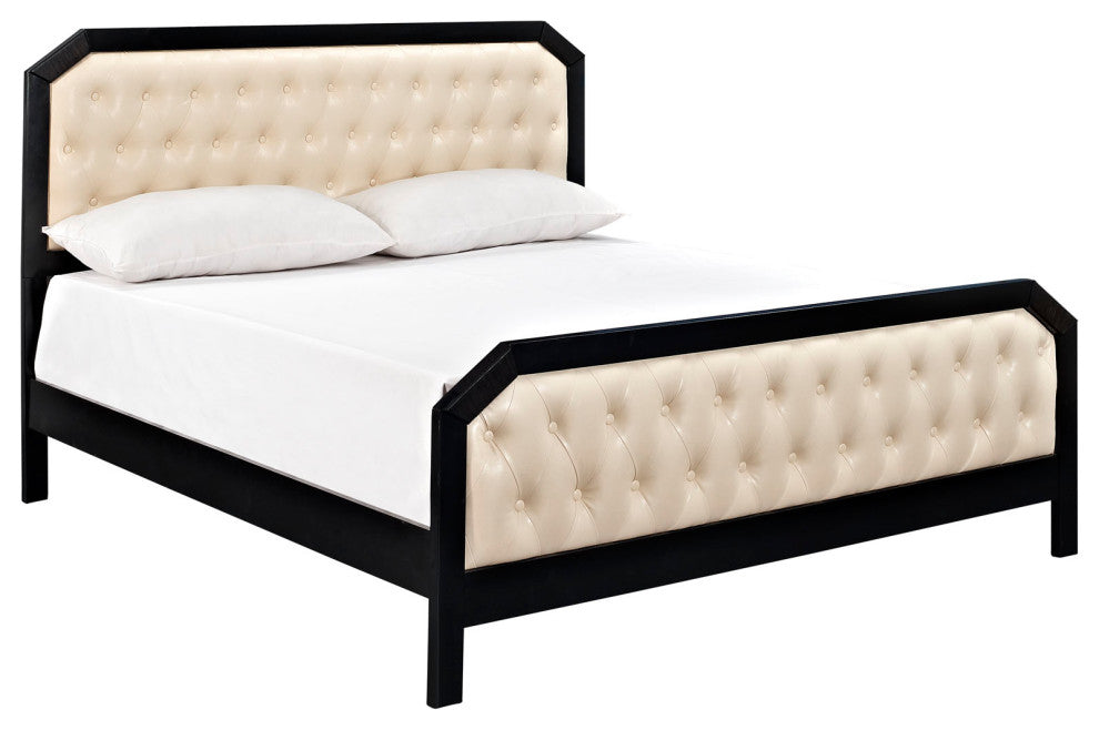 Tommy Queen Bed, Black