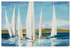 Julia Purinton ''Sails On Horizon'' Canvas Art, 32"x22"