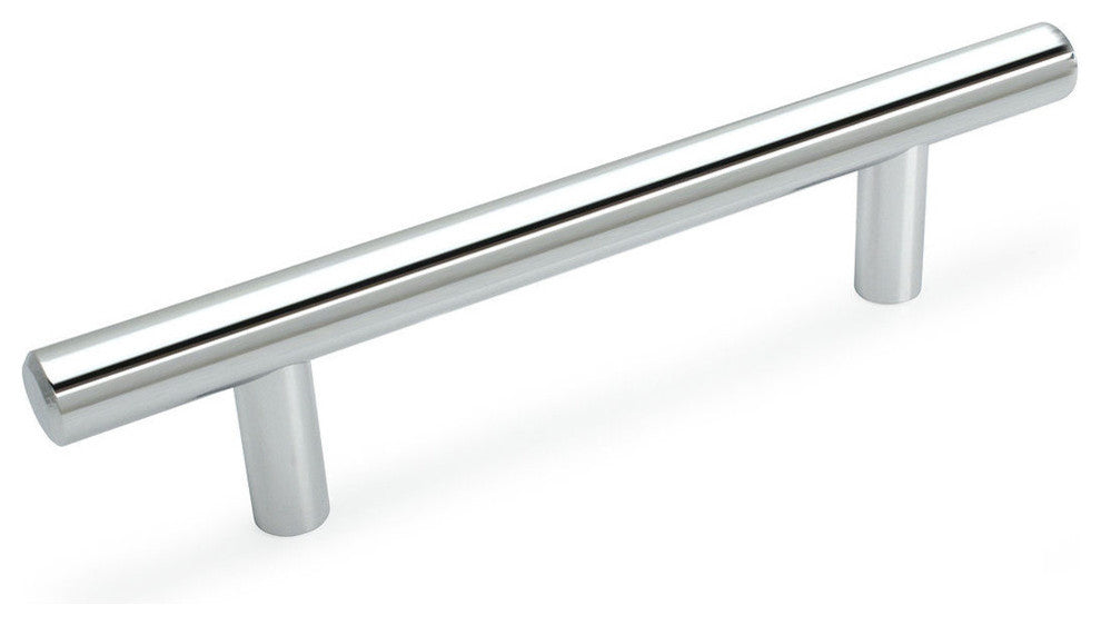 Cosmas 305-4CH Polished Chrome 4"� CTC (102mm) Euro Bar Pull [5-PACK]