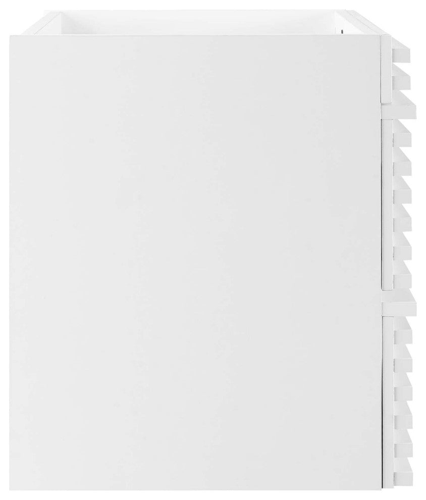 Render 30" Wall-Mount Bathroom Vanity, White