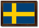 Sweden Country Flag Canvas Print, 19"x27"