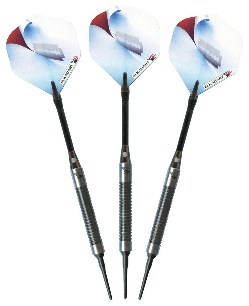 Elkadart Razor Tungsten Soft Tip Darts #1 Barrel Style, 16 Grams
