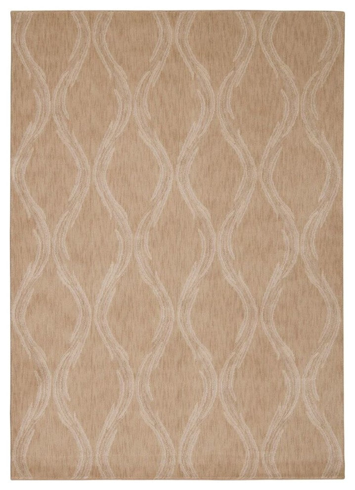 NOURISON TRANQUILITY BEIGE AREA RUG
