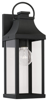 Bradford One Light Outdoor Wall Lantern, Black